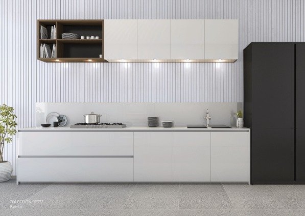 Cocina de mármol moderna